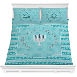 Hanukkah Comforter Set - Full / Queen (Personalized)