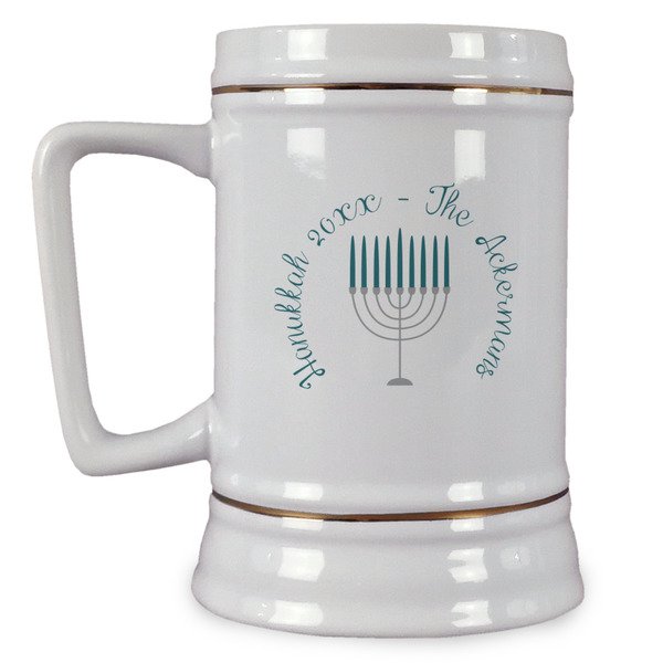 Custom Hanukkah Beer Stein (Personalized)