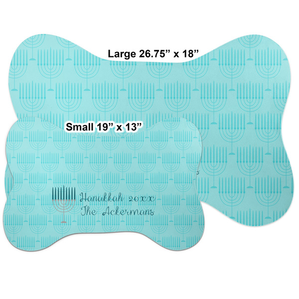 Hanukkah Bone Shaped Mat Comparison