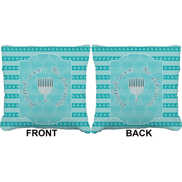 Hanukkah Burlap Pillow Approval