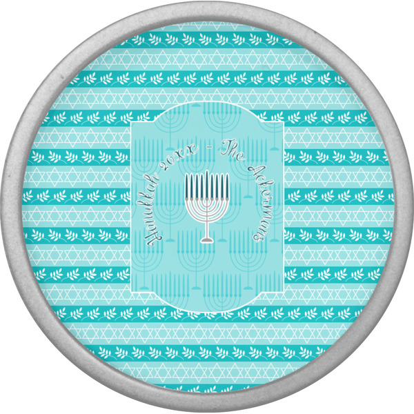 Hanukkah Cabinet Knob - Nickel - Front