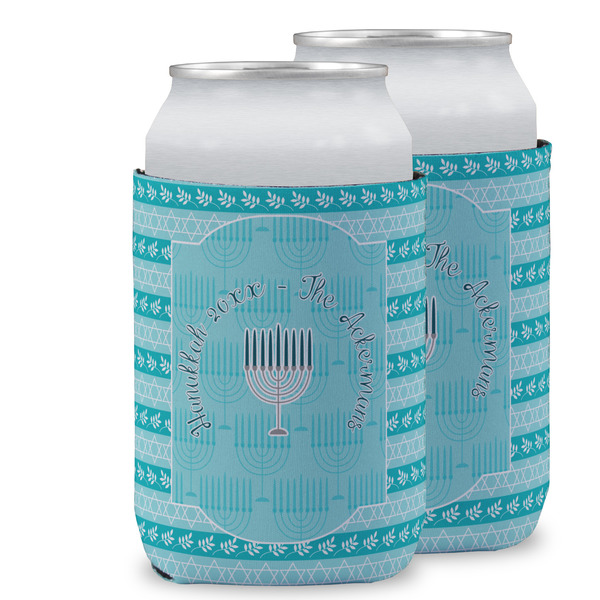 Custom Hanukkah Can Cooler (12 oz) w/ Name or Text