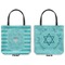 Hanukkah Canvas Tote - Front and Back