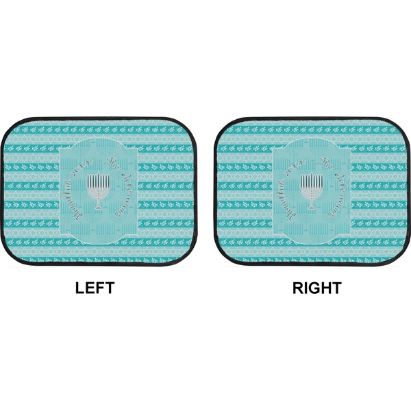 Hanukkah Car Floor Mats (Back Seat) (Approval)