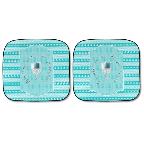 Hanukkah Car Sun Shades - FRONT