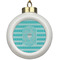 Hanukkah Ceramic Ball Ornament (Personalized)