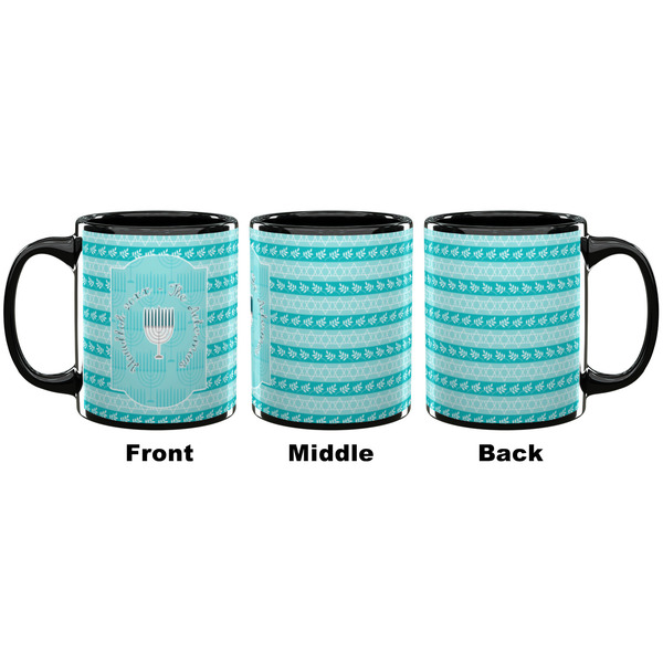 Hanukkah Coffee Mug - 11 oz - Black APPROVAL
