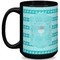 Hanukkah 15 Oz Coffee Mug - Black (Personalized)