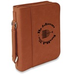 Hanukkah Leatherette Bible Cover with Handle & Zipper - Large- Single Sided (Personalized)