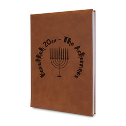 Hanukkah Leatherette Journal - Single Sided (Personalized)