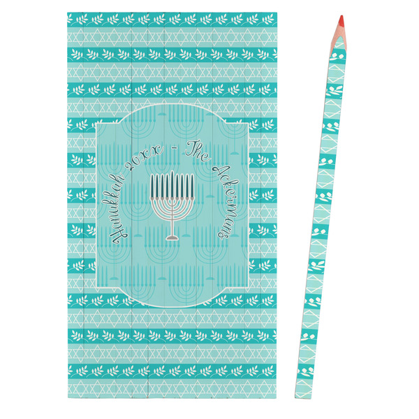 Hanukkah Colored Pencils - Front View