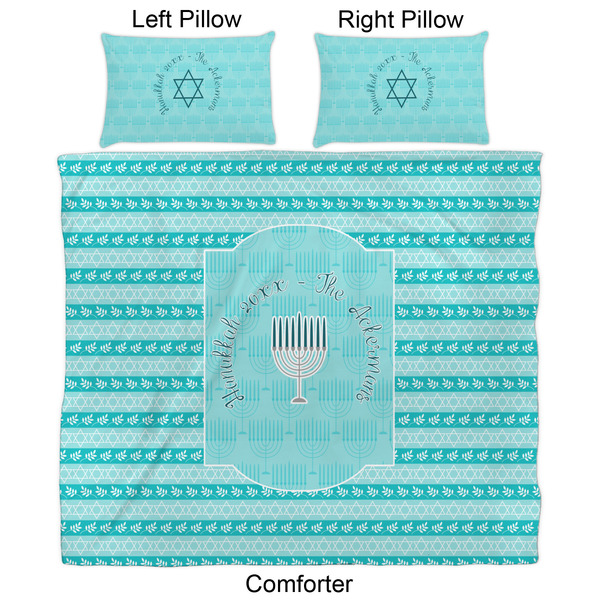 Hanukkah Comforter Set - King - Approval