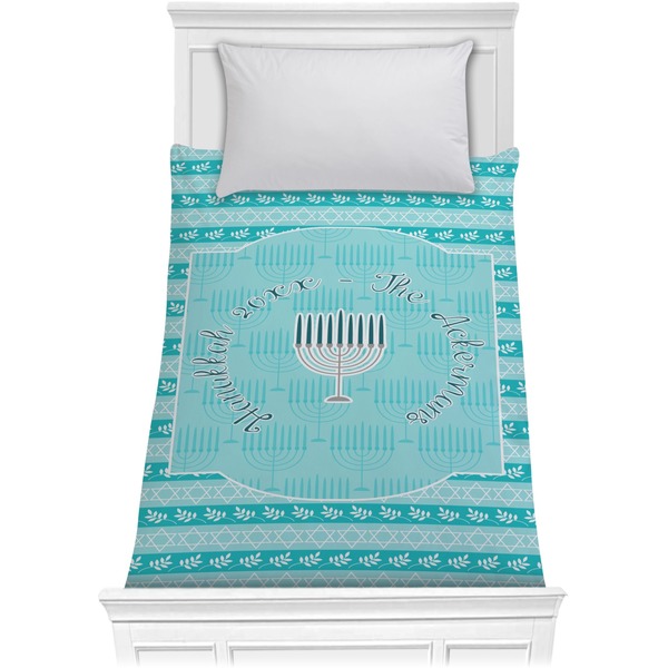 Custom Hanukkah Comforter - Twin XL (Personalized)
