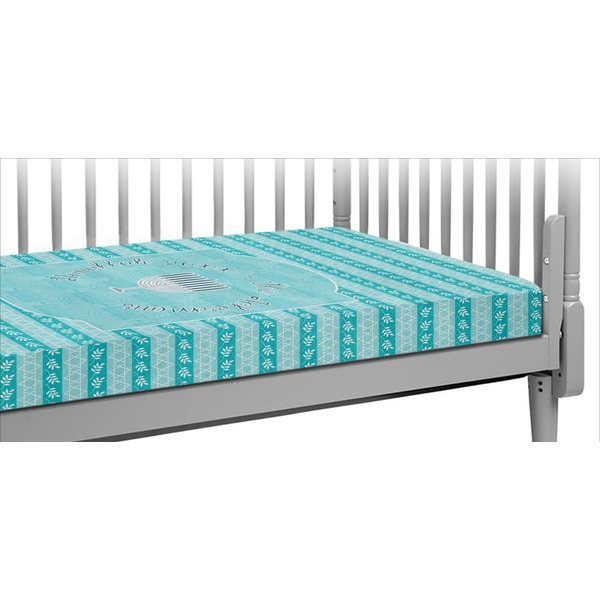 Custom Hanukkah Crib Fitted Sheet (Personalized)