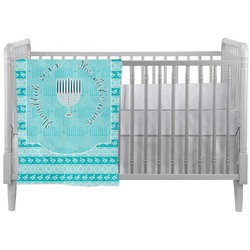 Hanukkah Crib Comforter / Quilt (Personalized)