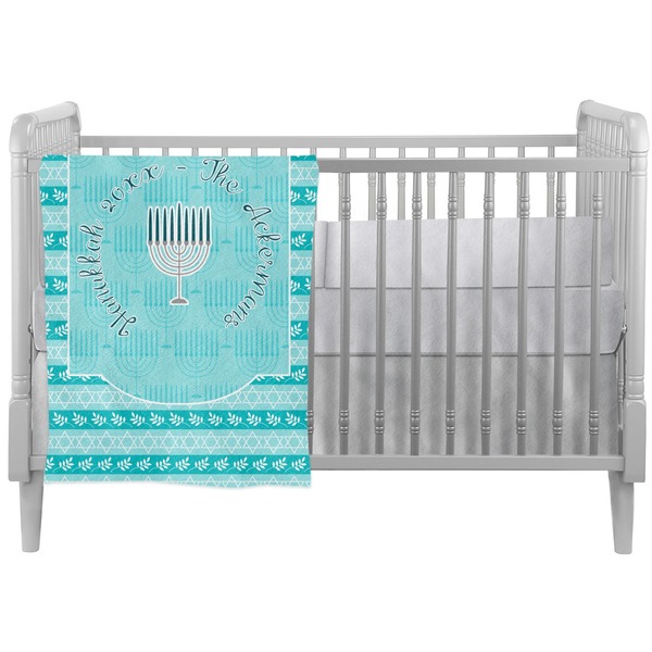 Custom Hanukkah Crib Comforter / Quilt (Personalized)