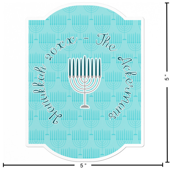 Hanukkah Custom Shape Iron On Patches - L - APPROVAL