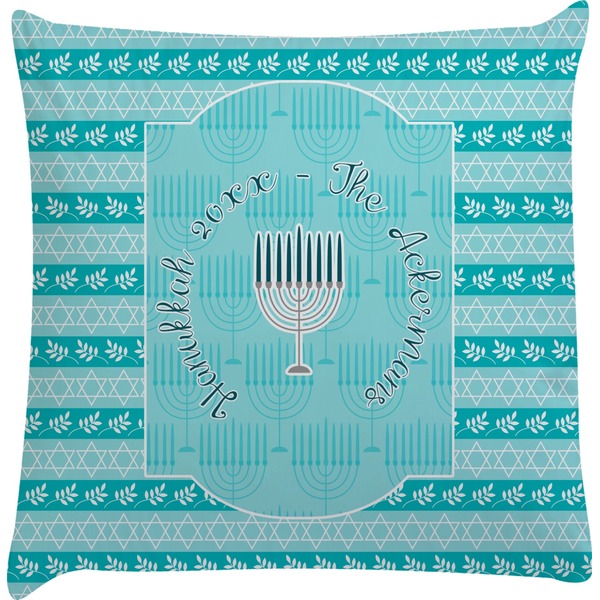 Custom Hanukkah Decorative Pillow Case (Personalized)