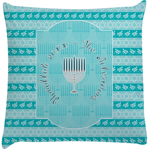 Custom Hanukkah Decorative Pillow Case (Personalized)