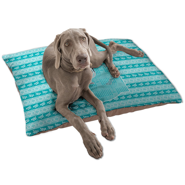 Custom Hanukkah Dog Bed - Large w/ Name or Text