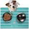 Hanukkah Dog Food Mat - Medium LIFESTYLE