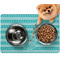 Hanukkah Dog Food Mat - Small LIFESTYLE