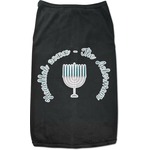 Hanukkah Black Pet Shirt - L (Personalized)