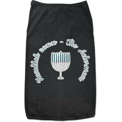 Hanukkah Black Pet Shirt (Personalized)