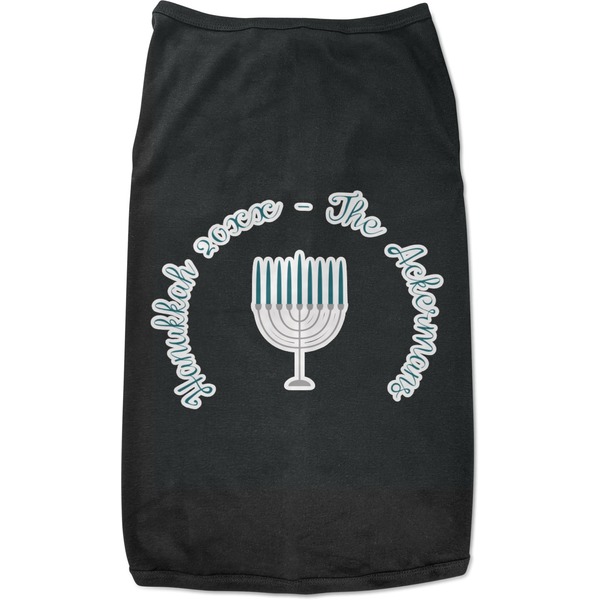Custom Hanukkah Black Pet Shirt - 3XL (Personalized)