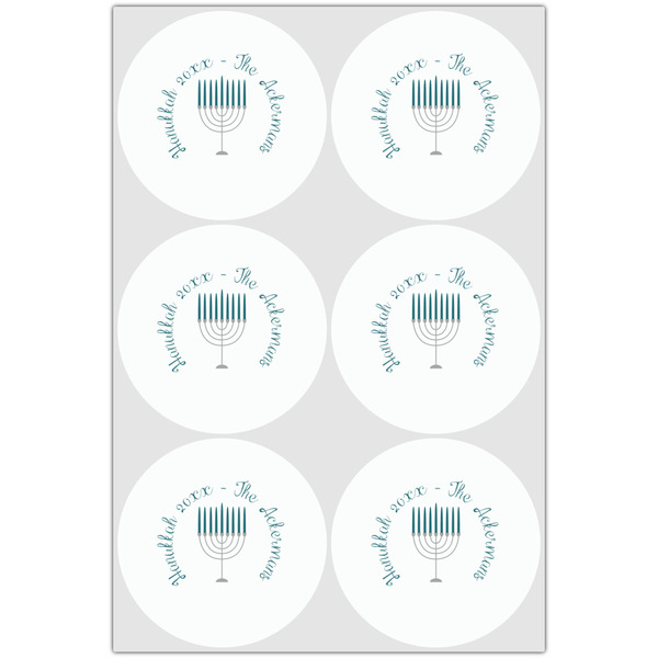 Hanukkah Drink Topper - XLarge - Set of 6