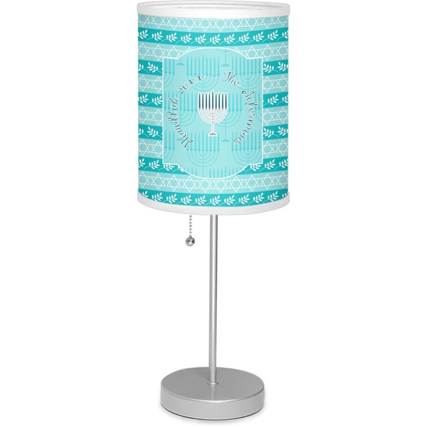 Custom Hanukkah Lamp with Drum Shade (Personalized)