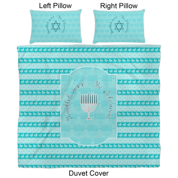 Hanukkah Duvet Cover Set - King - Approval