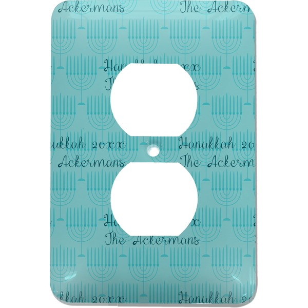 Custom Hanukkah Electric Outlet Plate (Personalized)