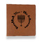 Hanukkah Leather Binder - 1" - Rawhide (Personalized)