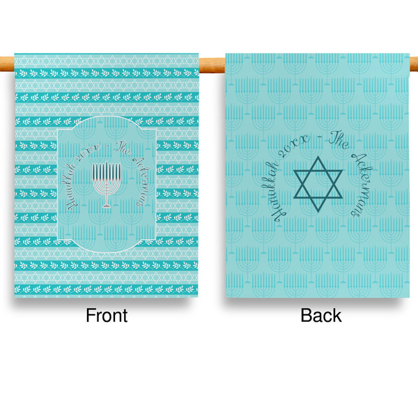 Hanukkah Garden Flags - Large - Double Sided - APPROVAL