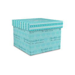 Hanukkah Gift Box with Lid - Canvas Wrapped - Small (Personalized)