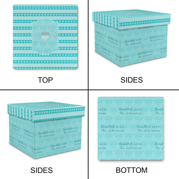 Hanukkah Gift Boxes with Lid - Canvas Wrapped - XX-Large - Approval