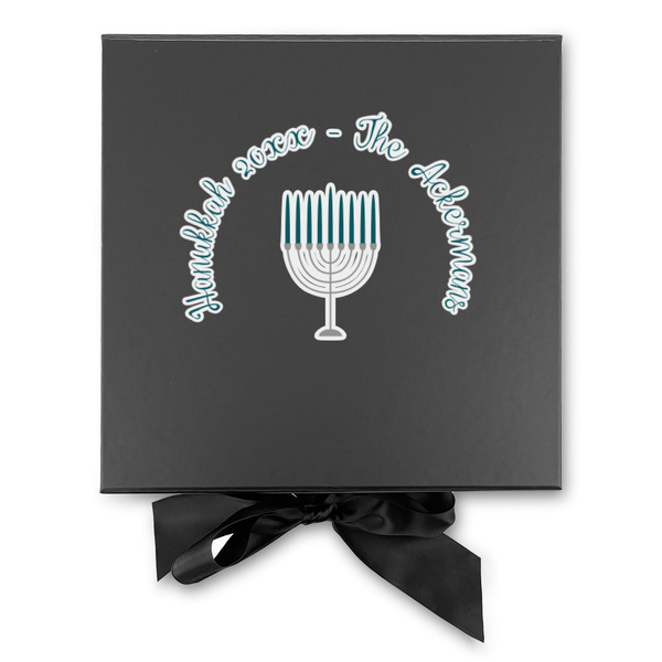 Hanukkah Gift Boxes with Magnetic Lid - Black - Approval