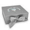 Hanukkah Gift Boxes with Magnetic Lid - Silver - Front