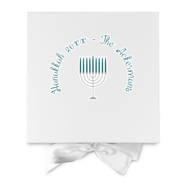 Hanukkah Gift Boxes with Magnetic Lid - White - Approval