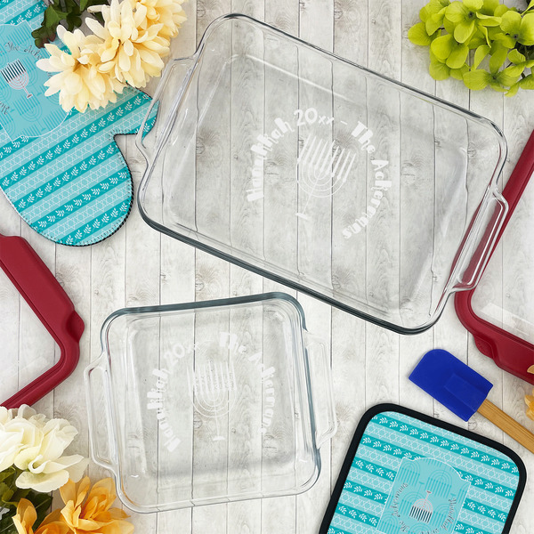 Hanukkah Glass Baking Dish Set - LIFESTYLE