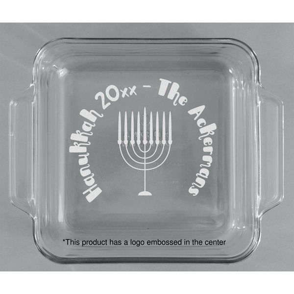 Hanukkah Glass Cake Dish - APPROVAL (8x8)