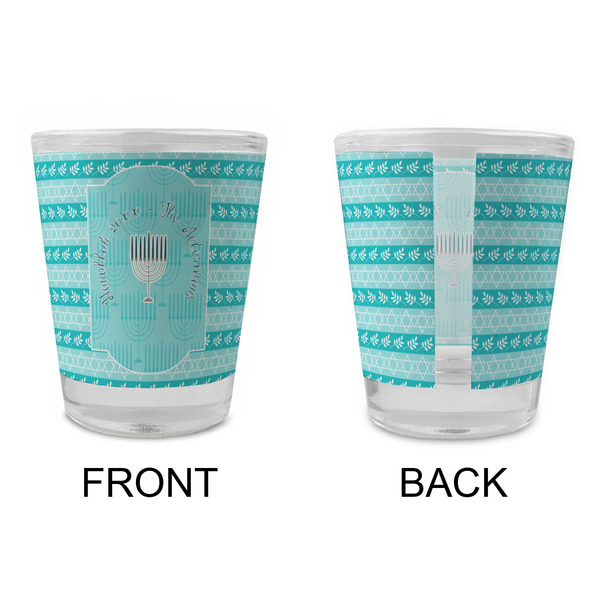 Hanukkah Glass Shot Glass - Standard - APPROVAL