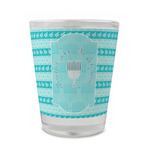 Hanukkah Glass Shot Glass - 1.5 oz - Set of 4 (Personalized)