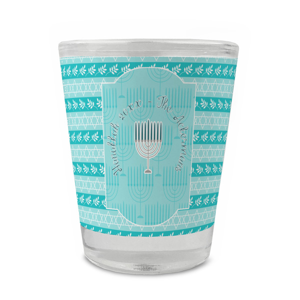 Hanukkah Glass Shot Glass - Standard - FRONT