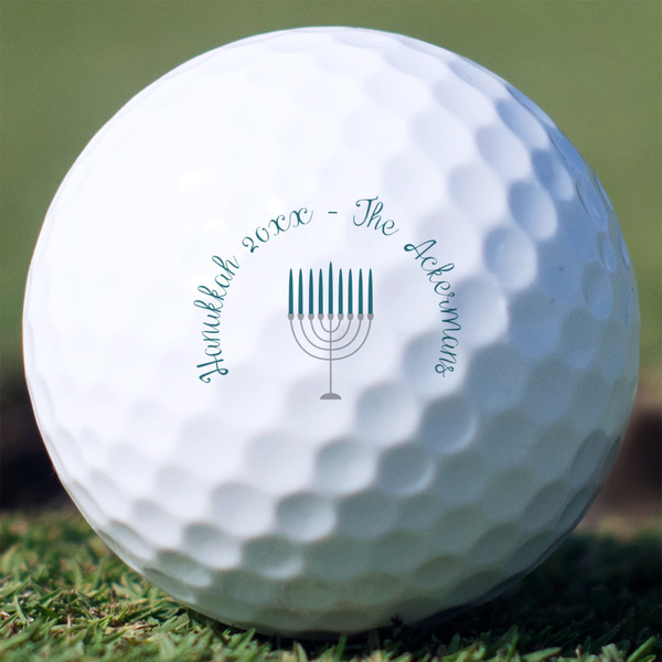 Custom Hanukkah Golf Balls - Titleist Pro V1 - Set of 3 (Personalized)