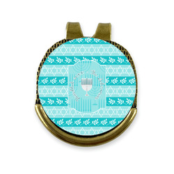 Hanukkah Golf Ball Marker - Hat Clip - Gold
