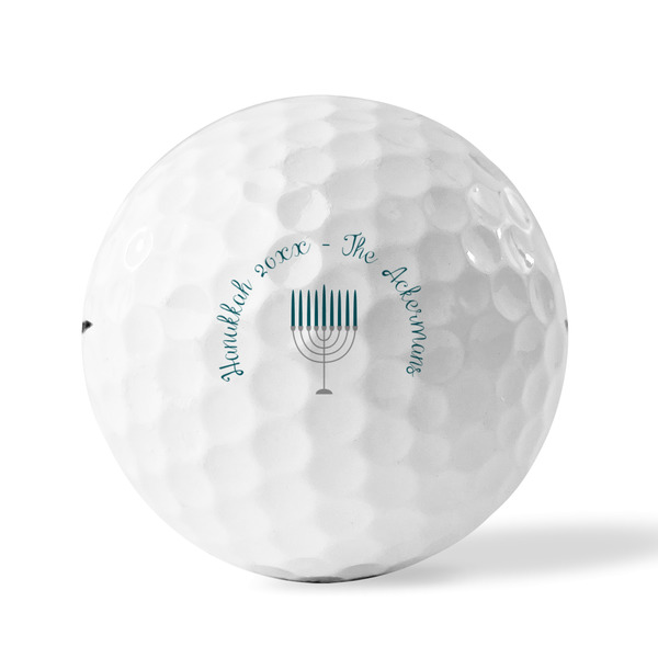 Hanukkah Golf Balls - Titleist - Set of 3 - FRONT
