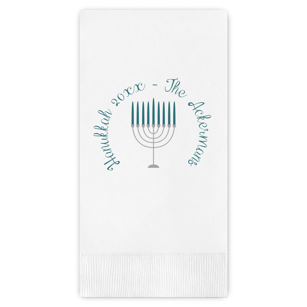 Custom Hanukkah Guest Towels - Full Color (Personalized)