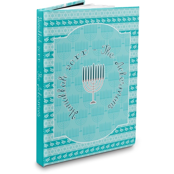 Custom Hanukkah Hardbound Journal (Personalized)